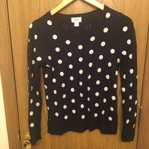 Old Navy polka dot sweater